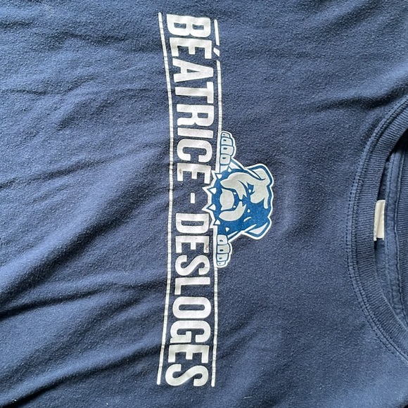 Béatrice-Desloges navy blue graphic tee - Picture 2 of 6